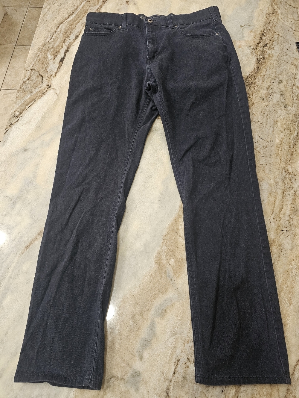 Iron Co. Tapered Pants Men’s 36x32 | Navy Blue | Stretch Cotton